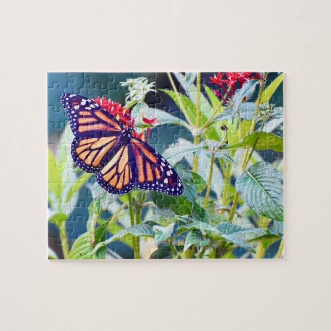 Monarch Butterfly anpassningsbar puzzle Pussel (Horisontell)