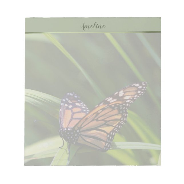 Monarch Butterfly Anteckningsblock (Framsida)