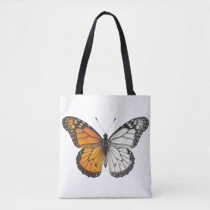 Monarch Butterfly Art i halvFärg Tygkasse