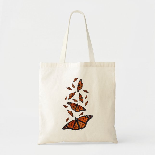 Monarch Butterfly Bag Tygkasse (Framsidan)