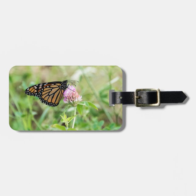 Monarch Butterfly Bagagebricka (Horisontell Framsida)