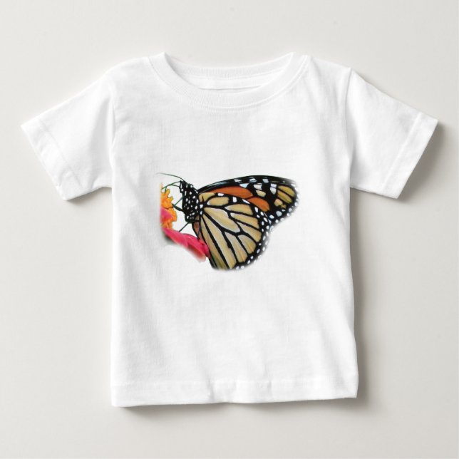 Monarch Butterfly Bild Tee Shirt (Framsida)