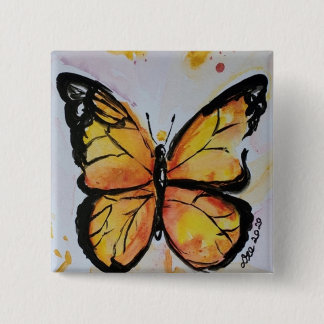 Monarch Butterfly Butterfly Button Knapp