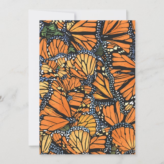 Monarch Butterfly Card Julkort (Framsida)