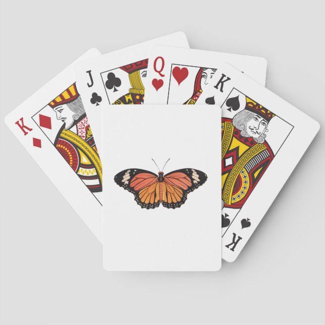 Monarch Butterfly Casinokort (Baksidan)