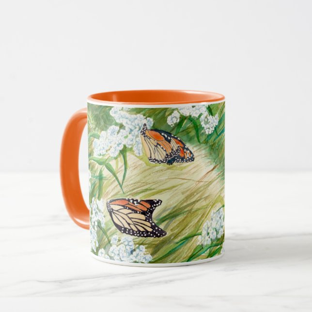 Monarch Butterfly Coffee Mugg (Framsida vänster)