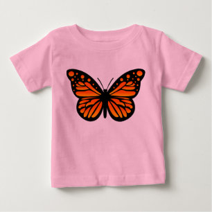Monarch Butterfly Design - Baby Bra Jersey T-Shir T Shirt