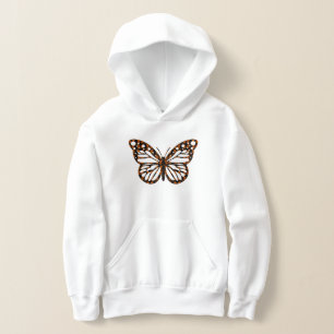 Monarch Butterfly Design - Kids' Pullover Hoodie T Shirt