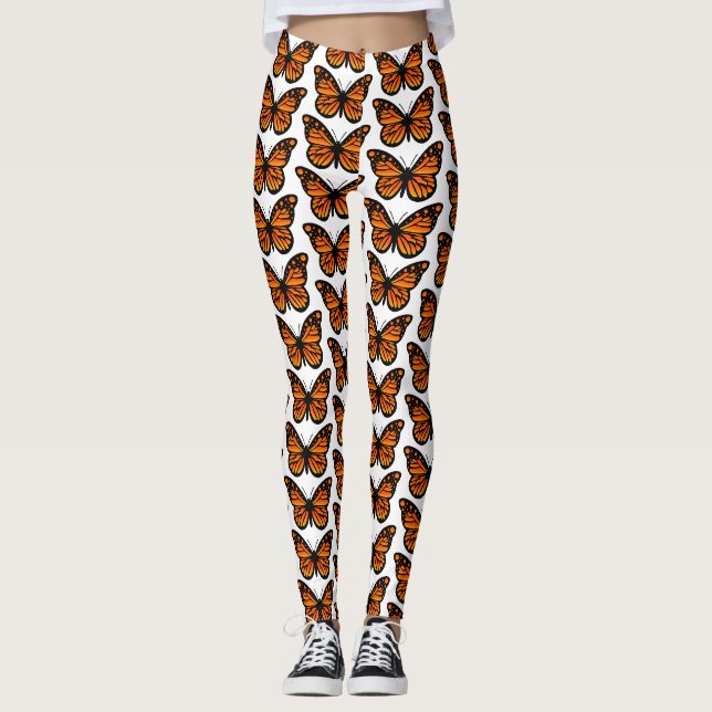 Monarch Butterfly Design - Leggings (Framsida)