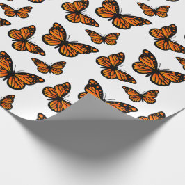 Monarch Butterfly Design - Papper radbrytning av p Presentpapper