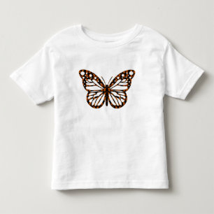 Monarch Butterfly Design - Småbarn Bra Jersey T-S T Shirt