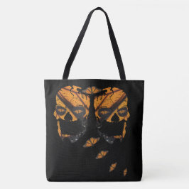 Monarch Butterfly Döskallars Tote Bag Tygkasse