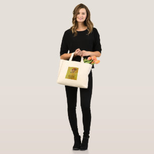 Monarch Butterfly Faith Tote Bag med skript Mini Tygkasse