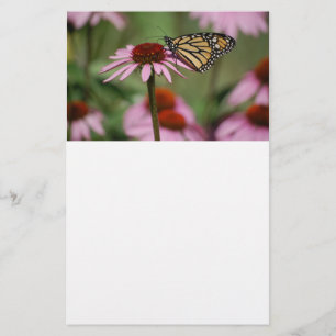 Monarch Butterfly Flower Brevpapper