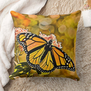 Monarch Butterfly Garden Art Kudde