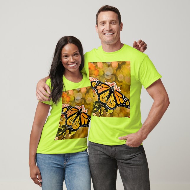  Monarch Butterfly Garden Art T Shirt (Unisex)