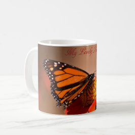 Monarch Butterfly-gåva från Mors dag Kaffemugg