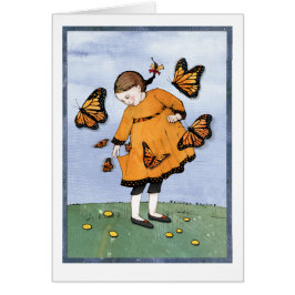 Monarch Butterfly Girl OBS Kort