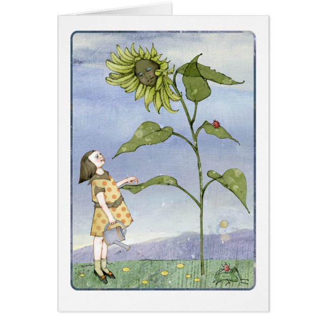 Monarch Butterfly Girl OBS Kort (Framsidan)