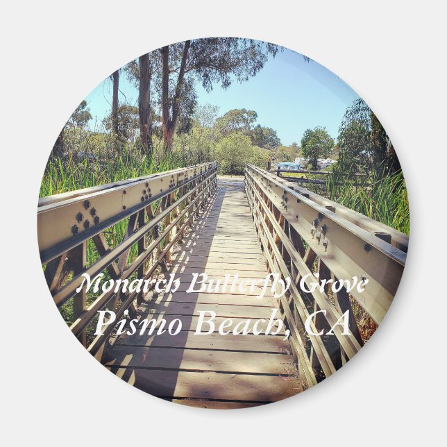 Monarch Butterfly Grove, Pismo Beach, CA. Magnet (Framsidan)