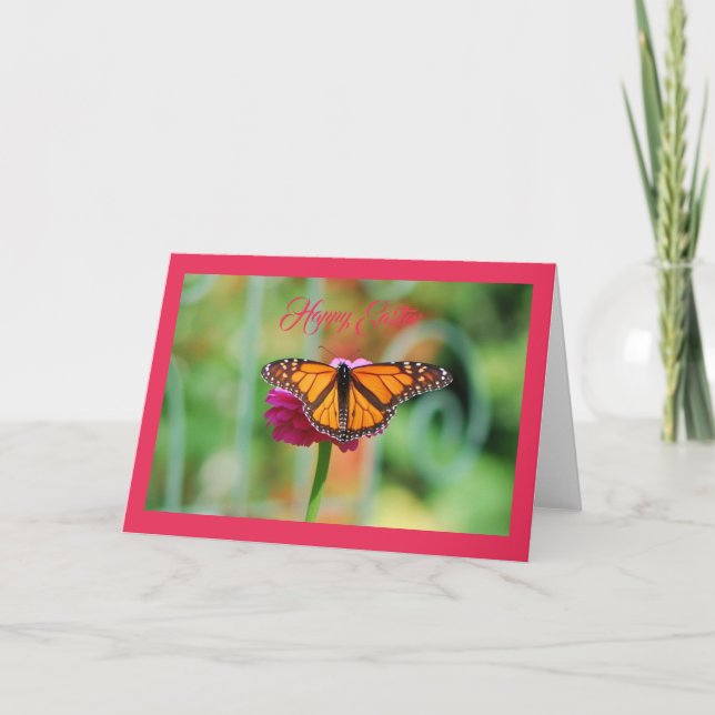 Monarch Butterfly-hälsningskort Helgkort (Framsida)