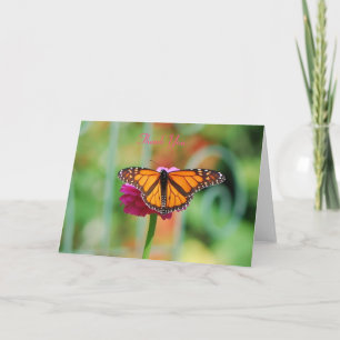 Monarch Butterfly-hälsningskort Kort