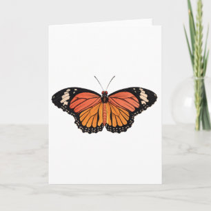 Monarch Butterfly-hälsningskort Kort