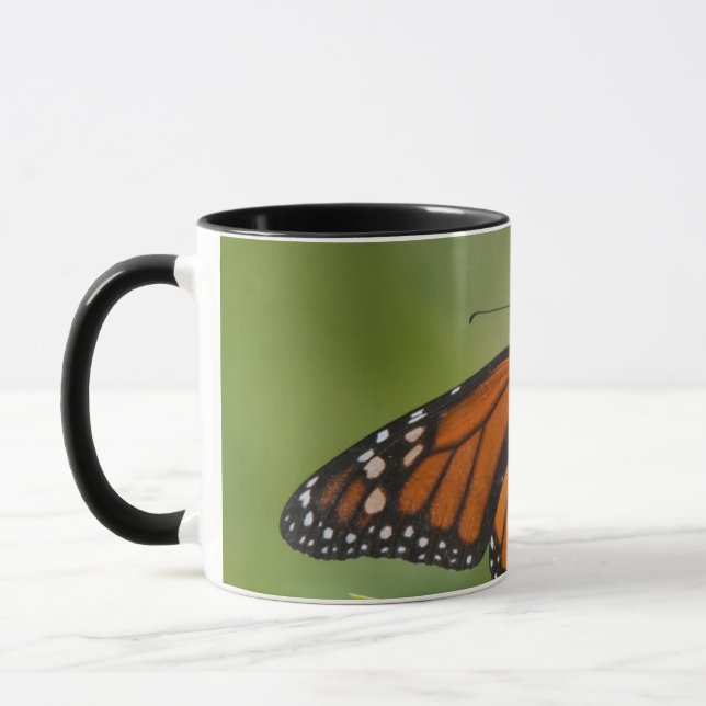 Monarch Butterfly-hanen på Swamp Milkweed Mugg (Vänster)