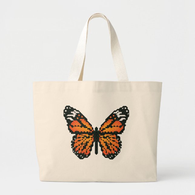 Monarch butterfly i polygon jumbo tygkasse (Framsidan)