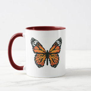 Monarch butterfly i polygon mugg