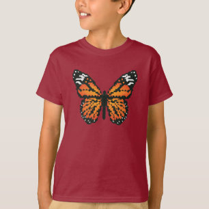 Monarch butterfly i polygon t shirt