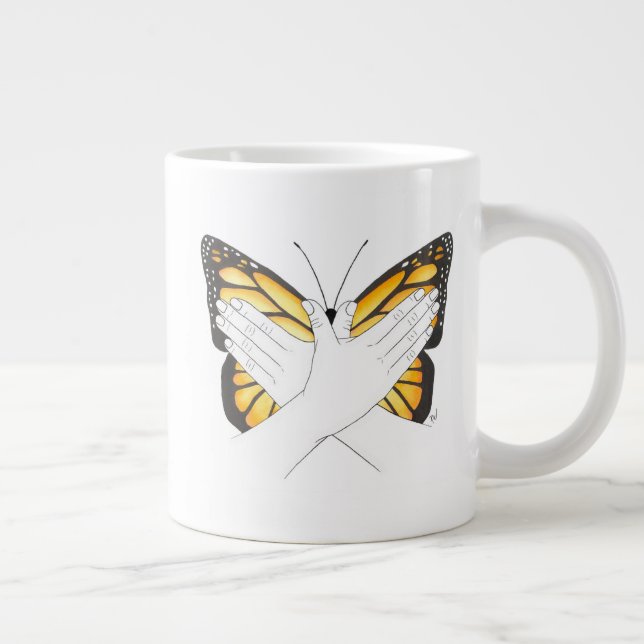 Monarch Butterfly in ASL Jumbo Mugg (Höger)