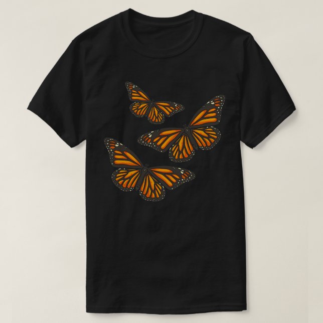 Monarch Butterfly Insekt Fly T Shirt (Design framsida)
