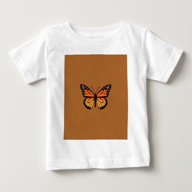 Monarch Butterfly Joy Tee Shirt (Framsida)