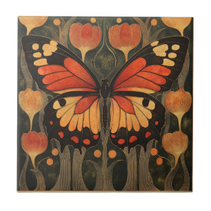 Monarch Butterfly Kakelplatta