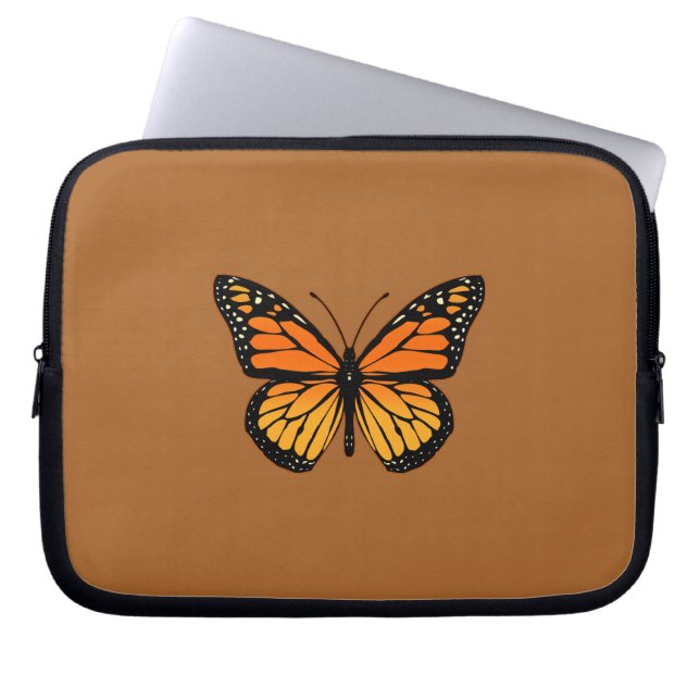 Monarch Butterfly Laptop Sleeve (Framsidan)