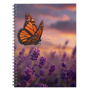 Monarch Butterfly Lavender bärbar dator Anteckningsbok