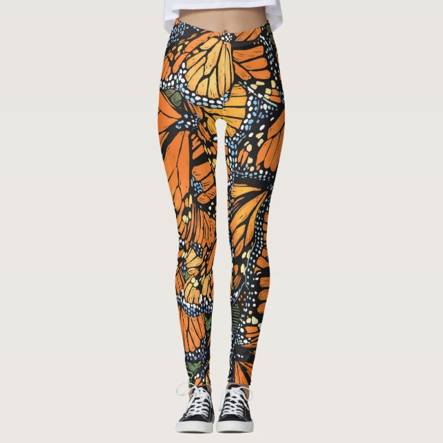 Monarch Butterfly Leggings (Framsida)