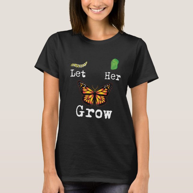 Monarch Butterfly  Life Cycle Metamorphosis Cute T Shirt (Framsida)