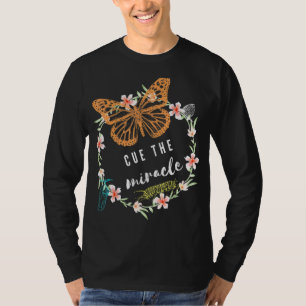 Monarch Butterfly Life Cycle Söt Design T Shirt