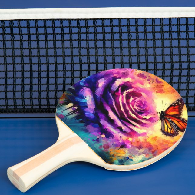 Monarch Butterfly Lila Ro Sunset Orange Pingisracket (Insitu)