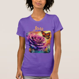 Monarch Butterfly Lila Ro Sunset Orange T Shirt