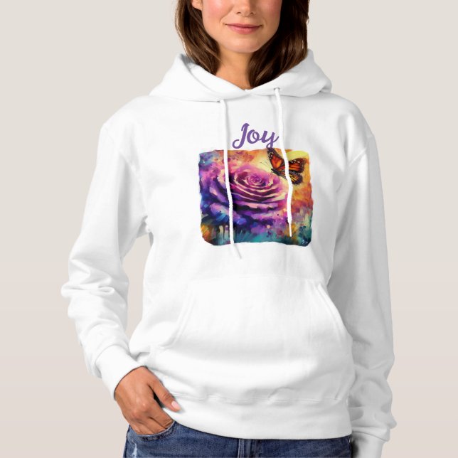 Monarch Butterfly Lila Ro Sunset Orange T Shirt (Framsida)