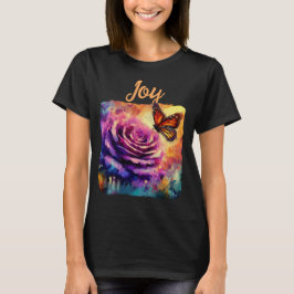 Monarch Butterfly Lila Ro Sunset Orange T Shirt