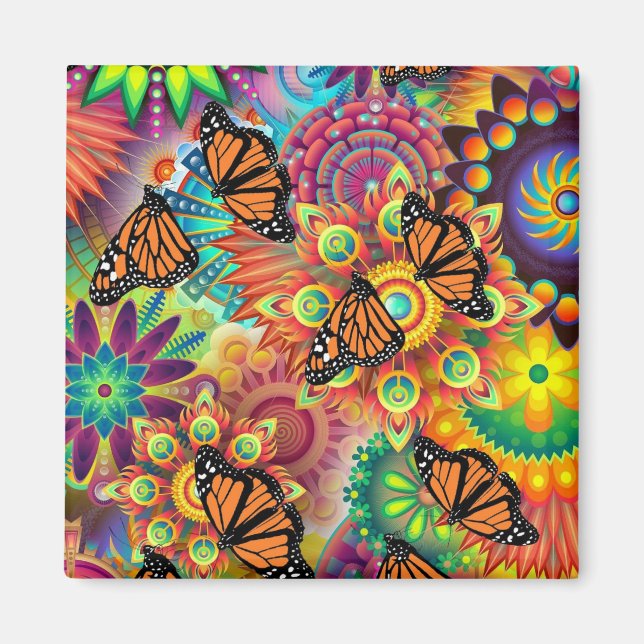 Monarch Butterfly Magnet (Framsidan)