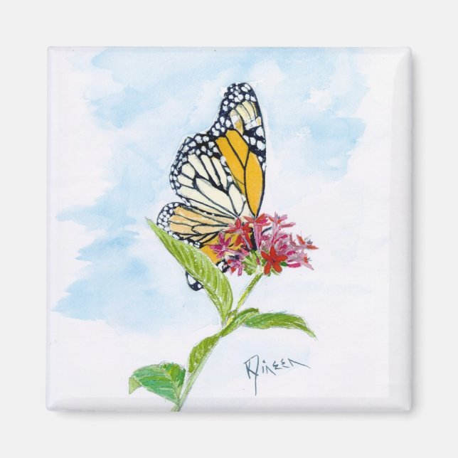 Monarch Butterfly Magnet (Framsidan)