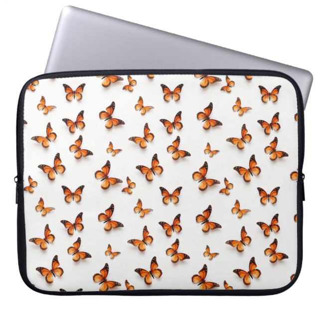 Monarch Butterfly Mönster Laptop Fodral (Framsidan)