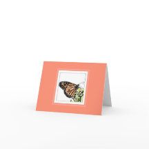 Monarch Butterfly Note-kort