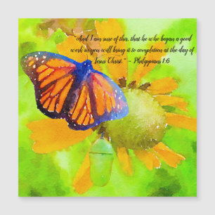 Monarch Butterfly och Chrysalis Filippinerna 1:6