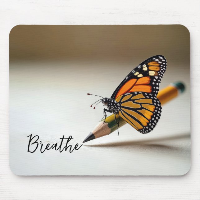 Monarch Butterfly On Pencil With Text Musmatta (Framsidan)